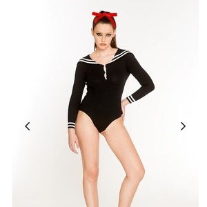 L’ecole des femmes sailor body suit almost new